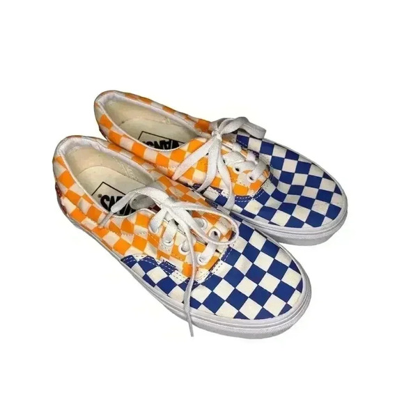 Vans Era Primary Multi-Color‎ Checkerboard Classic Canvas Sneaker Women’s 5.5 - Picture 1 of 9